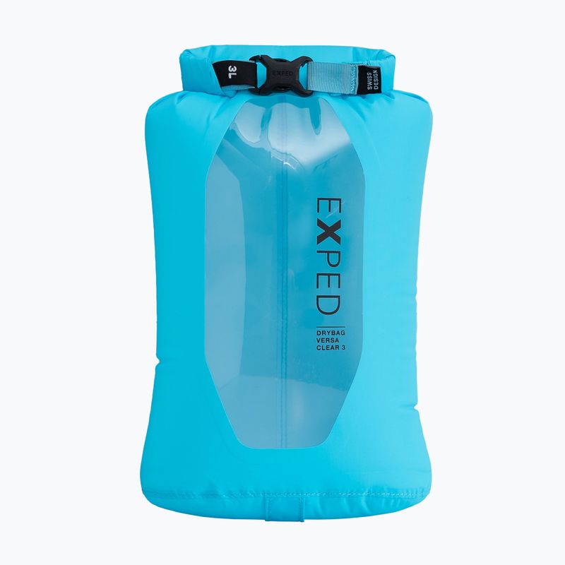 Exped Drybag Versa Clear 3 literes cián vízálló táska