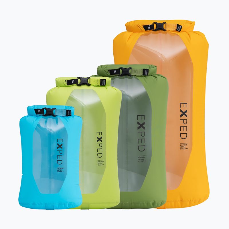 Exped Drybag Versa Clear 3 literes cián vízálló táska 3
