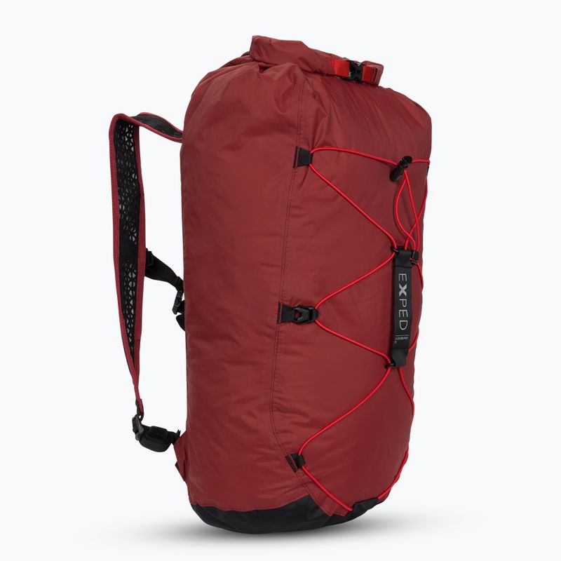 Exped Cloudburst 25 l hegymászó hátizsák bordó színben 2