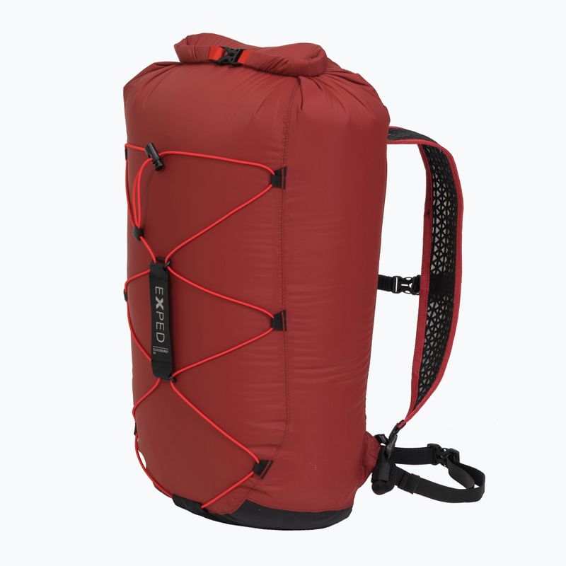 Exped Cloudburst 25 l hegymászó hátizsák bordó színben 6