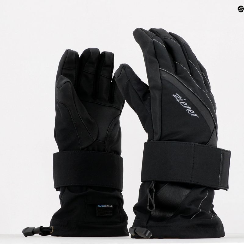 Női snowboard kesztyű ZIENER Milana As fekete 801723.12 6