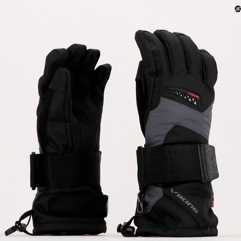 Férfi snowboard kesztyű Viking Trex Snowboard szürke 161/19/2244/08 10