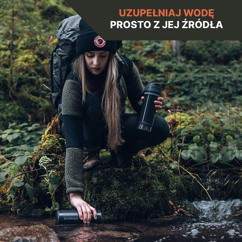 Palack szűrővel Bachgold Selfpress Waterfilter 500 ml kék 5