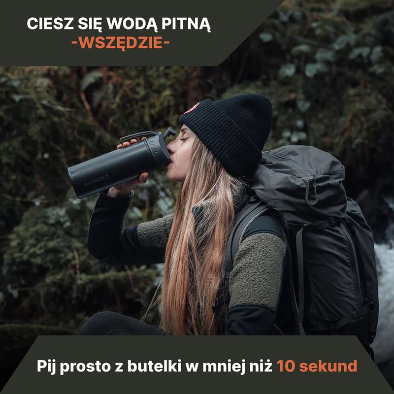Palack szűrővel Bachgold Selfpress Waterfilter 500 ml kék 7