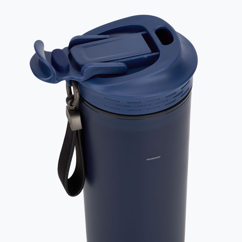 Palack szűrővel Bachgold Selfpress Waterfilter XL 800 ml kék 4