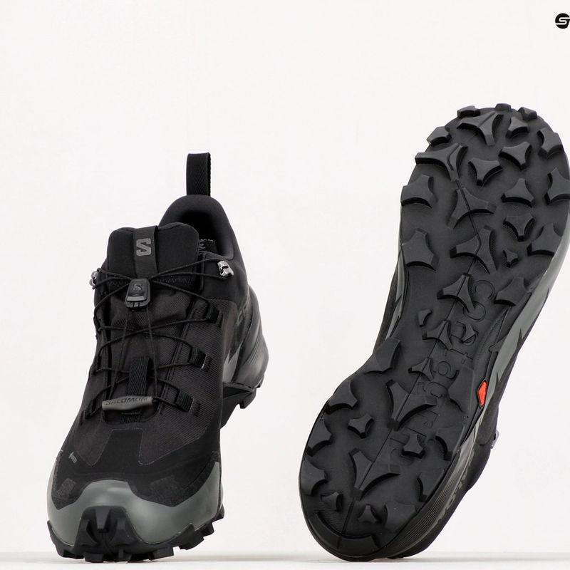 Salomon Cross Hike GTX 2 férfi túracipő fekete/zöld L41730100 13