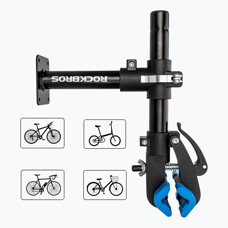 Rockbros szerviz kerékpárállvány 27210002001 fekete 4