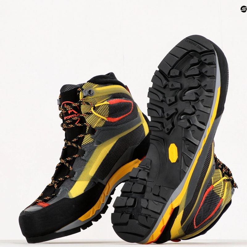 Férfi La Sportiva Trango Tech GTX magashegyi bakancs szürke-sárga 21G999100 11