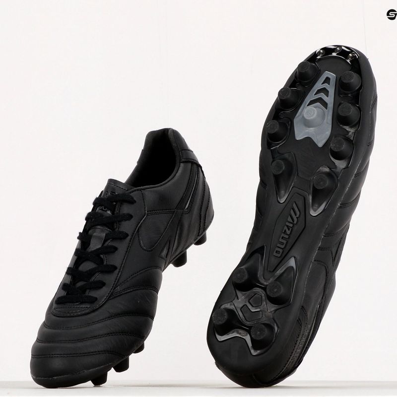 Mizuno Morelia II Elite MD labdarúgócipő fekete P1GA22121299 12