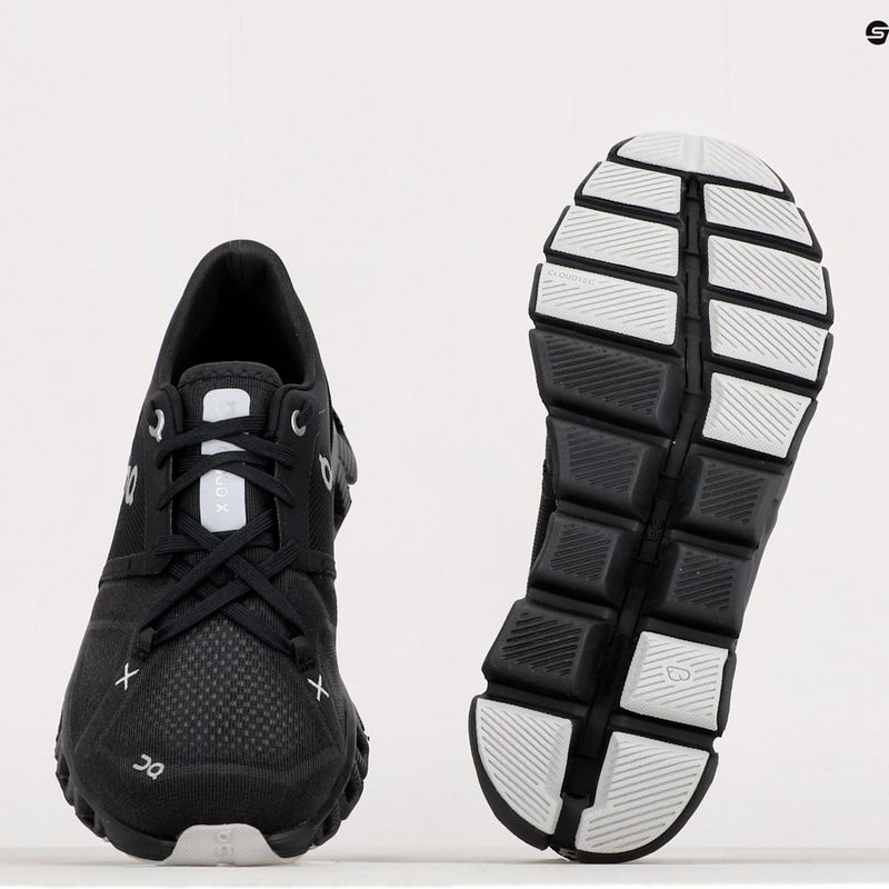 On Cloud X 3 fekete női futócipő 6098696 11
