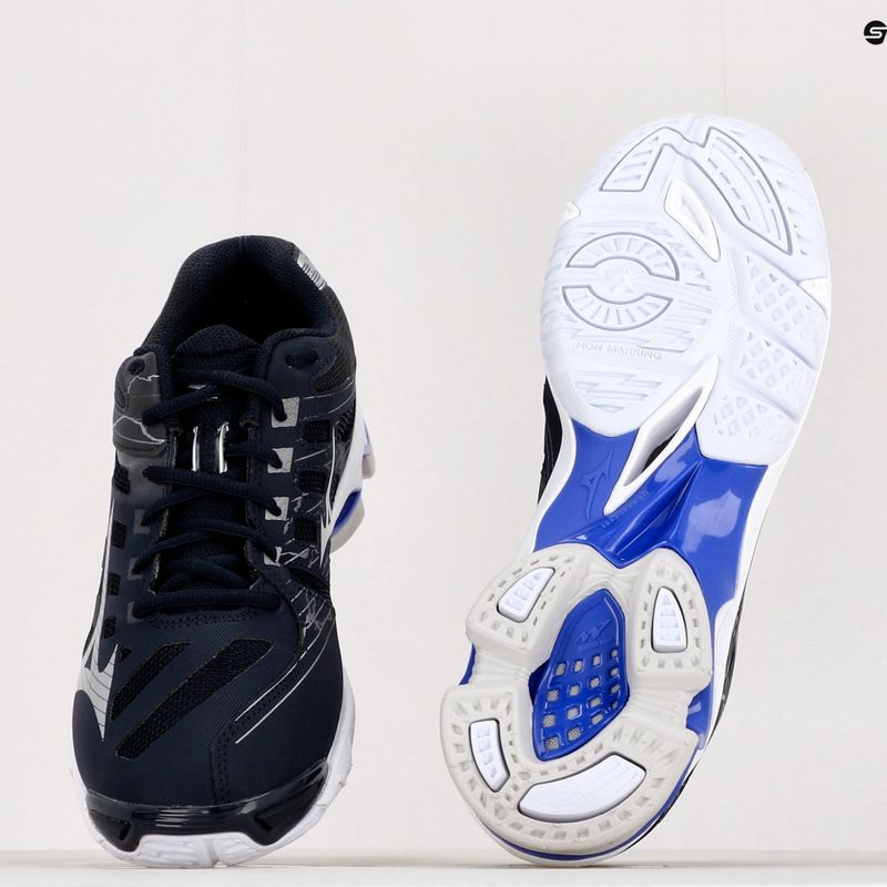 Férfi röplabda cipő Mizuno Wave Voltage tengerészkék V1GA216001 11
