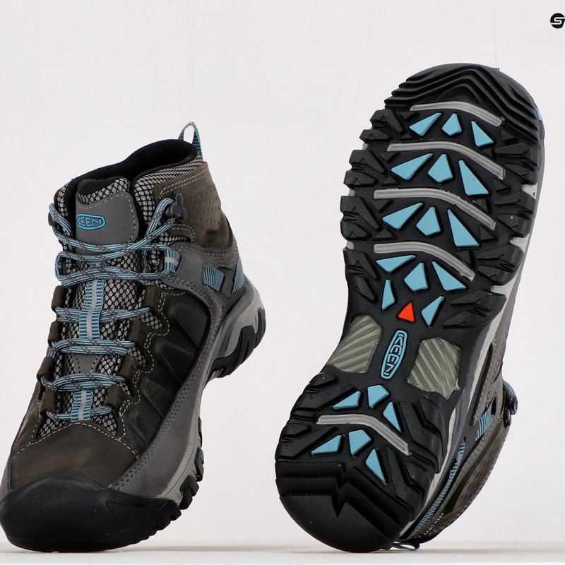 Női trekking cipő KEEN Targhee III Mid szürke 1023040 11