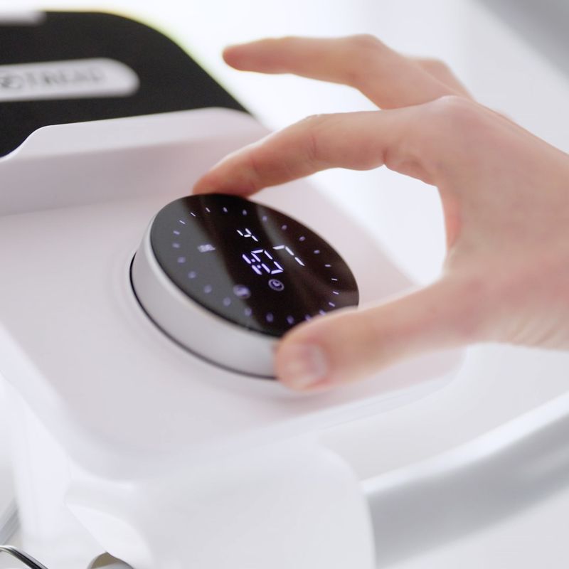 TREXO álló kerékpár fehér EB300 19