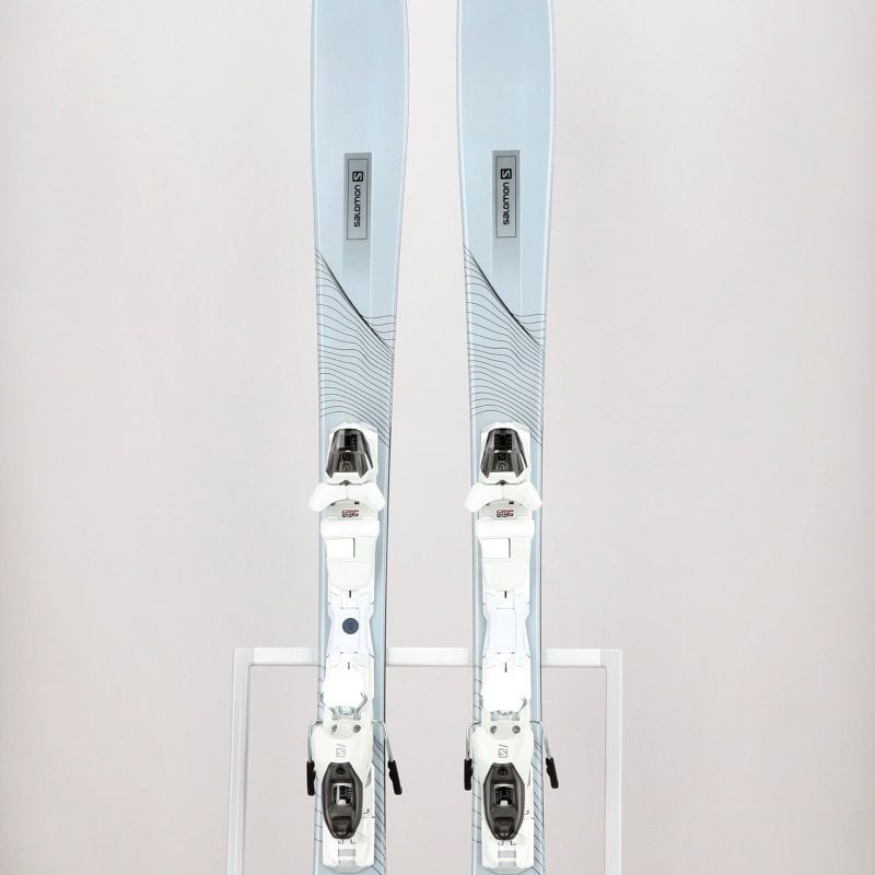 Férfi lesiklás síléc Salomon Stance W80 fehér + M10 GW L41494000/L4113260010 10