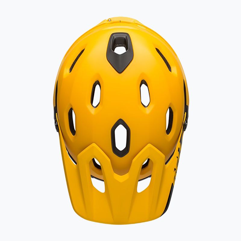 Kerékpáros sisak Bell FF Super DH MIPS Spherical matt fényes sárga/fekete 5