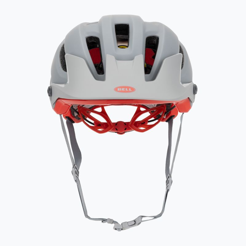 Kerékpáros sisak Bell 4Forty Integrated MIPS matt fényes szürke/bordó 2
