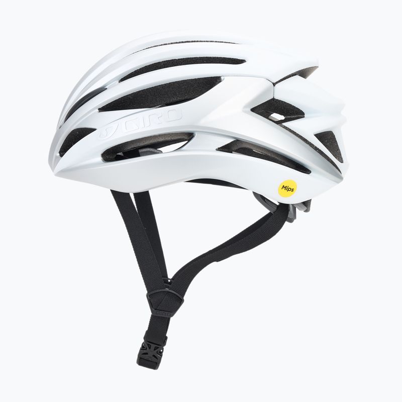 Kerékpáros sisak Giro Syntax Integrated MIPS matte white/silver 3