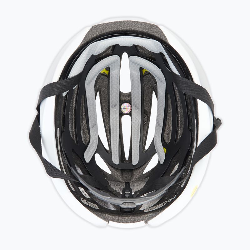Kerékpáros sisak Giro Syntax Integrated MIPS matte white/silver 6