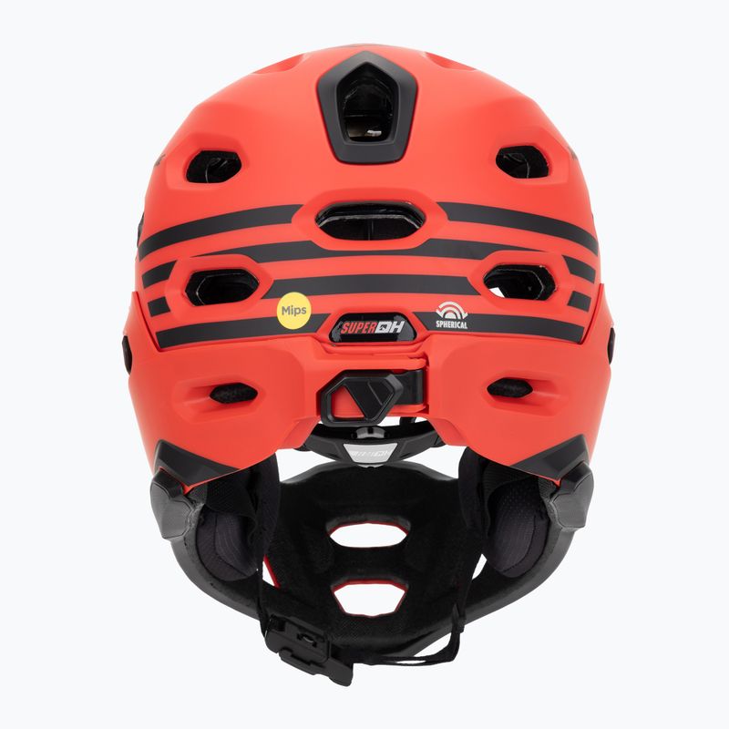 Bell kerékpáros sisak FF Super DH MIPS Spherical fasthouse matt fényes piros/fekete 4