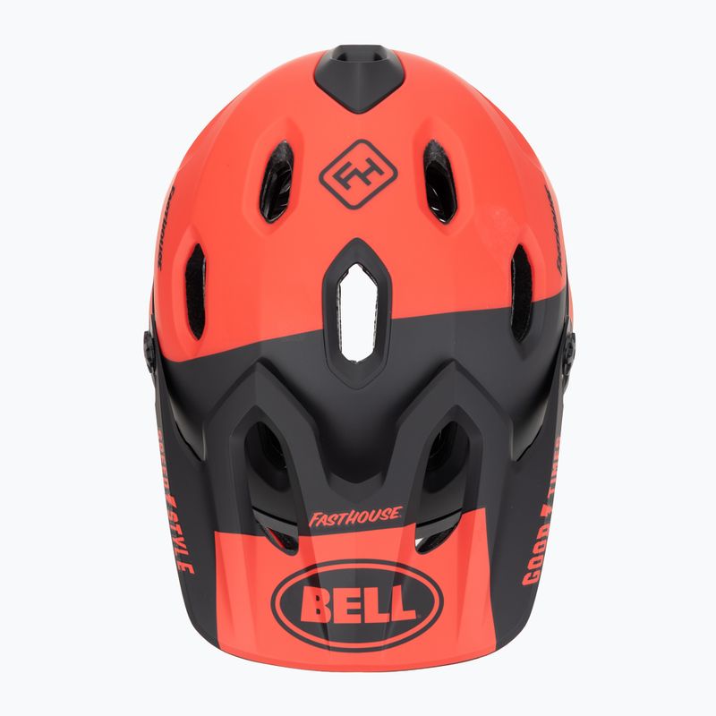 Bell kerékpáros sisak FF Super DH MIPS Spherical fasthouse matt fényes piros/fekete 6