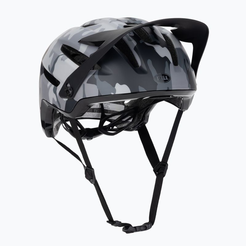 Kerékpáros sisak Bell 4Forty matt fényes fekete/camo 8