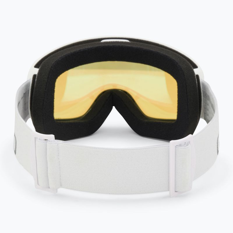 Gogle narciarskie Giro Cruz white wordmark/ yellow boost 3