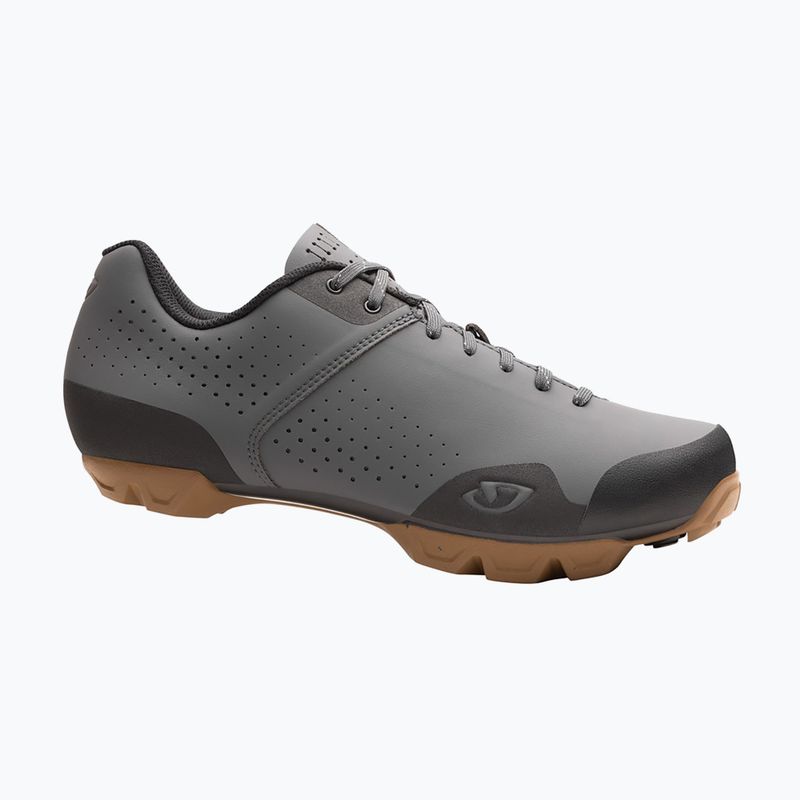 Kerékpáros cipő MTB férfie Giro Privateer Lace dark shadow gum 2