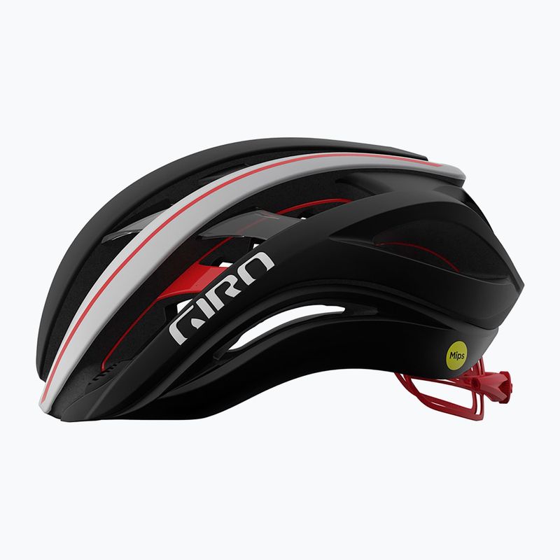 Kerékpáros sisak Giro Aether Spherical MIPS matte black/white/red 2