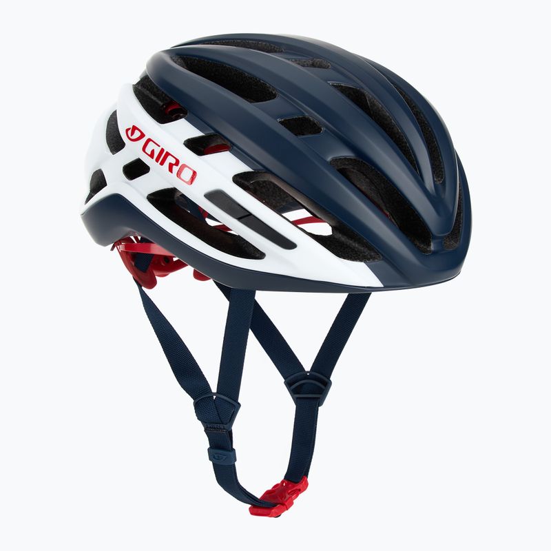 Kerékpáros sisak Giro Agilis Integrated MIPS matte midnight white/red