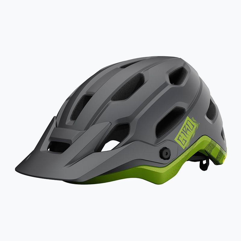 Kerékpáros sisak Giro Source Integrated MIPS matte metallic black/ano lime