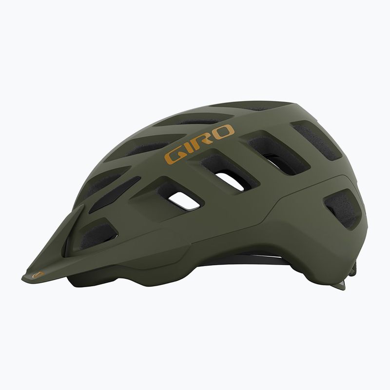 Kerékpáros sisak Giro Radix matte trail green 2