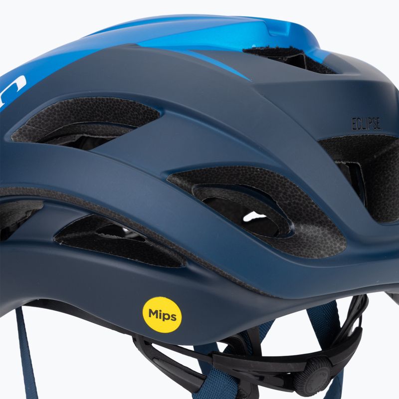 Kerékpáros sisak Giro Eclipse MIPS Spherical matte ano blue 8
