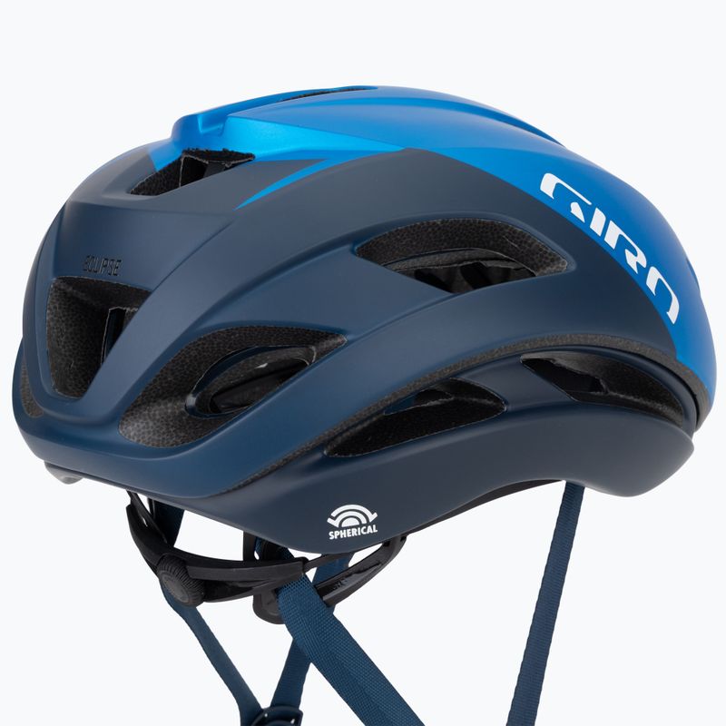 Kerékpáros sisak Giro Eclipse MIPS Spherical matte ano blue 9