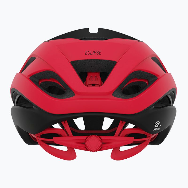 Kerékpáros sisak Giro Eclipse MIPS Spherical matte black/white/red 3