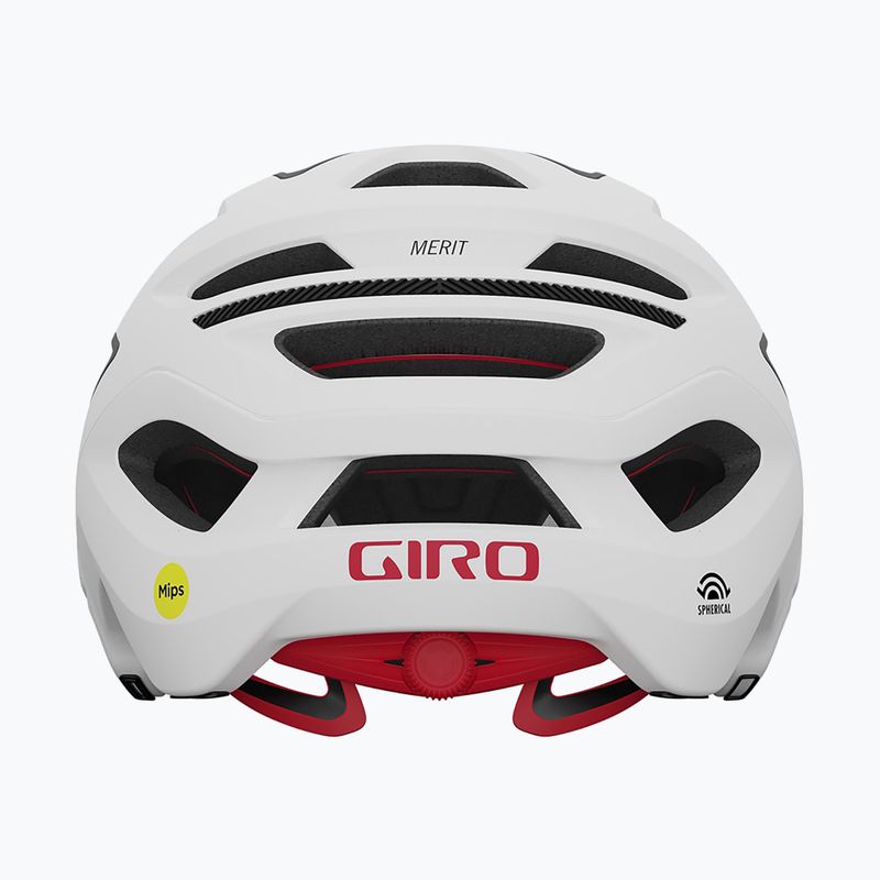 Kerékpáros sisak Giro Merit Spherical MIPS matte white/black 4