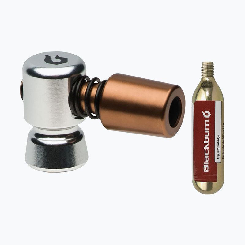 Blackburn Wayside CO2 kerékpár pumpa + 1 patron 16g ezüst 2