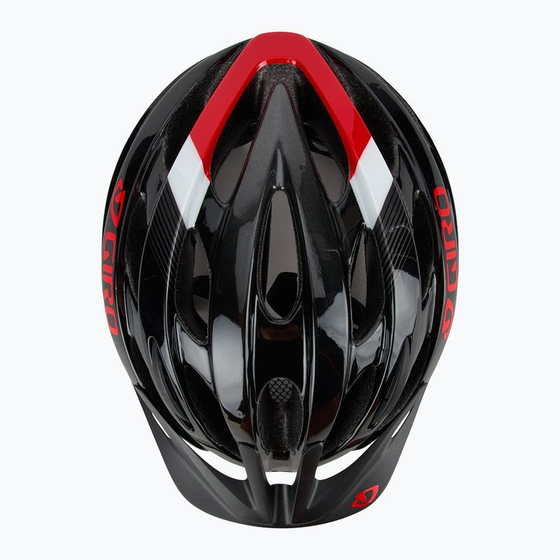 Kerékpáros sisak Giro Revel black bright red 5