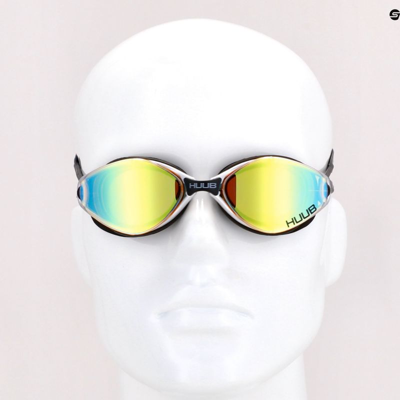 HUUB úszószemüveg Altair fekete és ezüst A2-ALGB 8