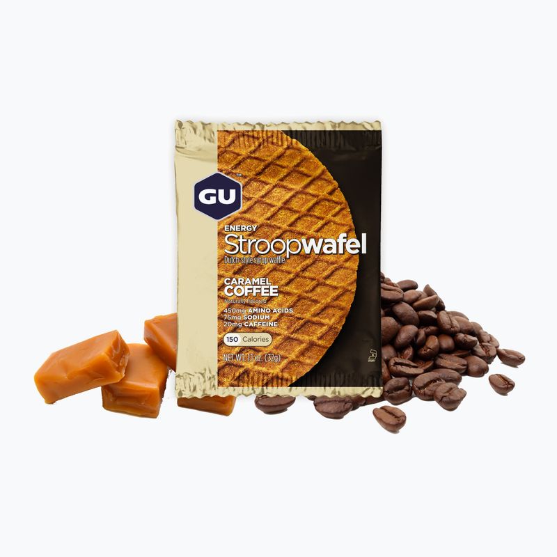 Nassolnivaló GU Energy Stroopwaffle 32 g caramel coffee 2