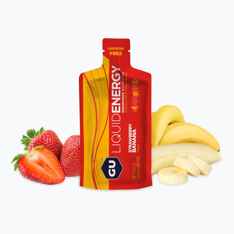 Energetizáló gél GU Liquid Energy 60 g strawberry/banána 2