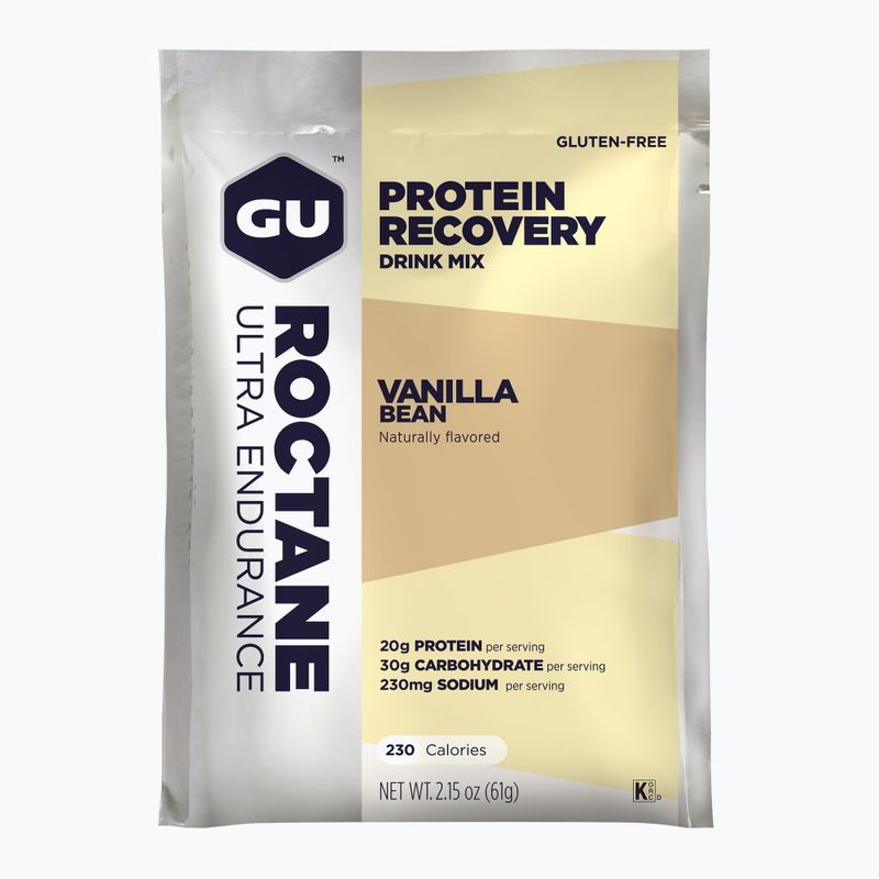 Regeneráló ital GU Roctane Recovery Drink Mix vanilla bean