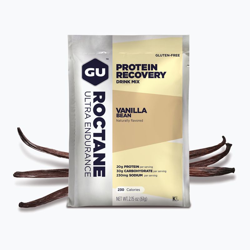 Regeneráló ital GU Roctane Recovery Drink Mix vanilla bean 2