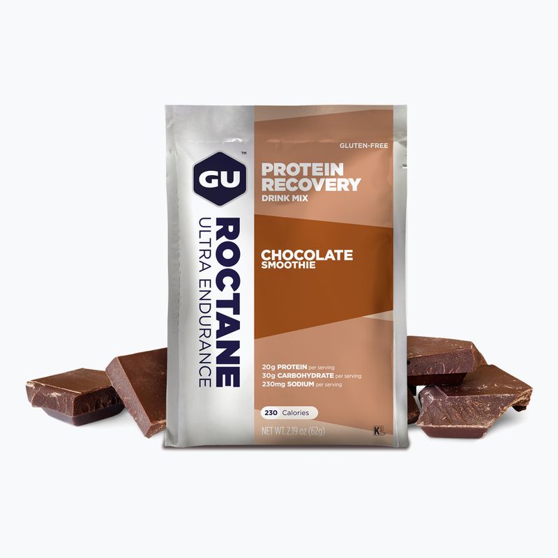 Regeneráló ital GU Roctane Recovery Drink Mix chocolate smoothie 2