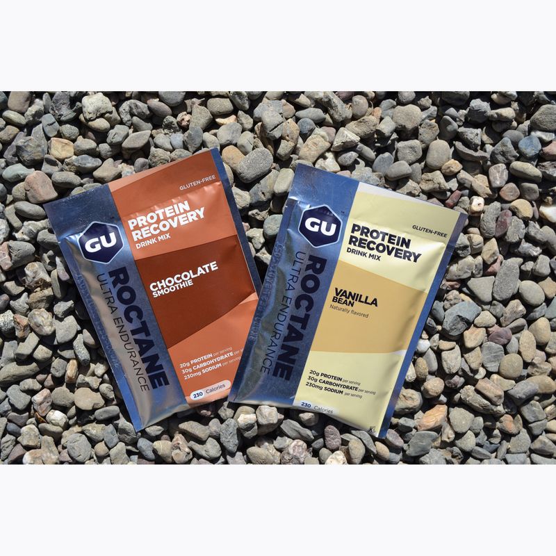 Regeneráló ital GU Roctane Recovery Drink Mix chocolate smoothie 6