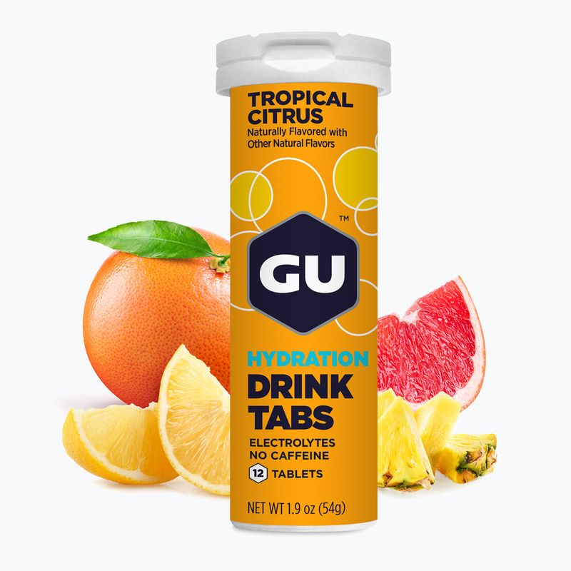 GU Hidratáló ital 12 tabletta trópusi/citrus ízű 2