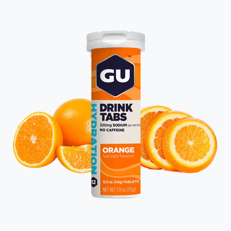 Rehidratáló tabletta GU Hydration Drink Tabs orange 12 tabletek 2