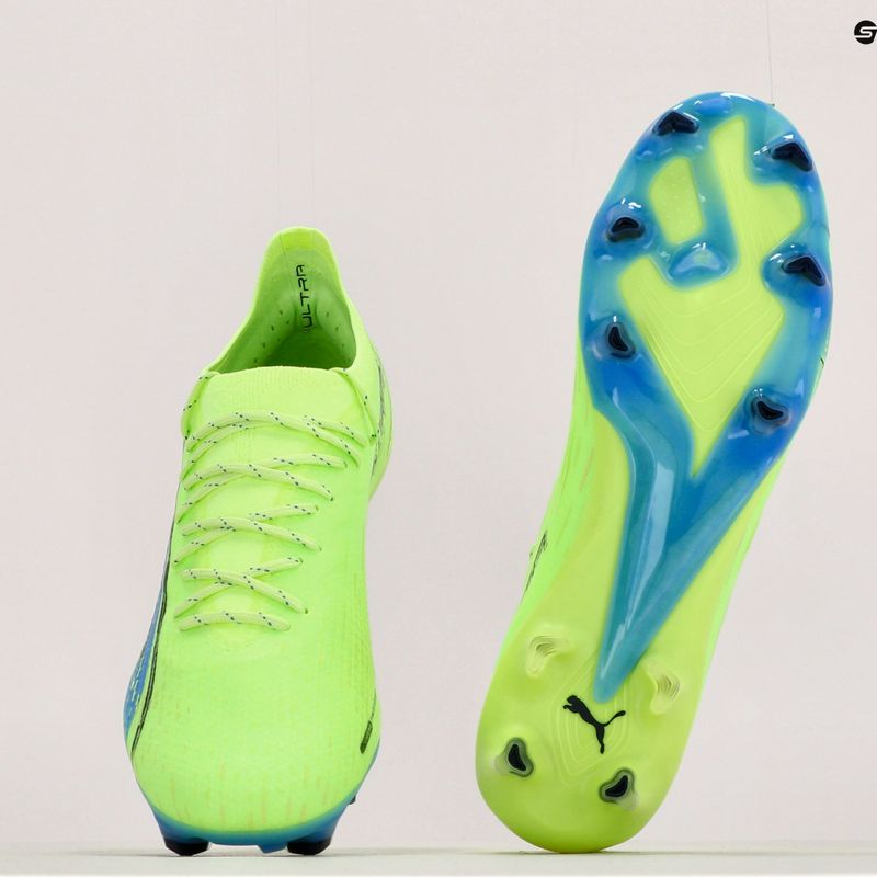 Férfi PUMA Ultra Ultimate FG/AG futballcipő zöld 106868 01 11