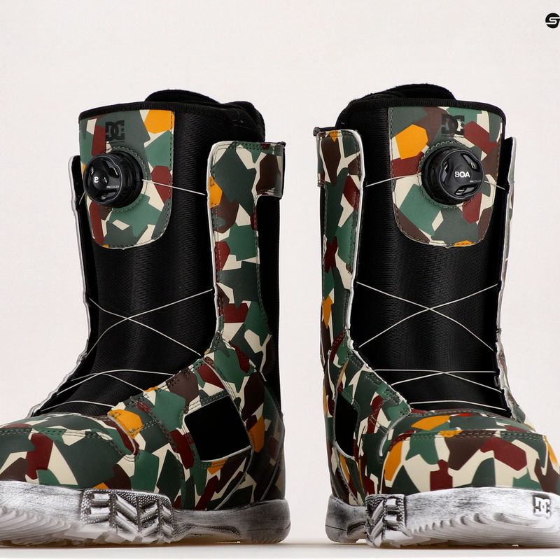 Férfi snowboard csizma DC SW Phase Boa green/brown/black 9