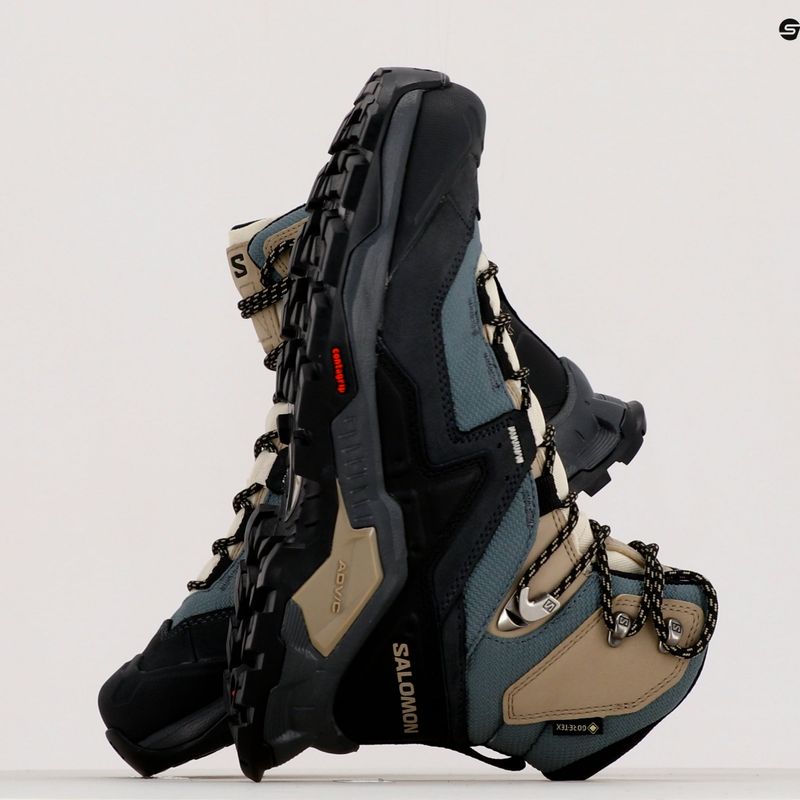 Salomon Quest Element GTX fekete-kék női túracipő L41457400 12