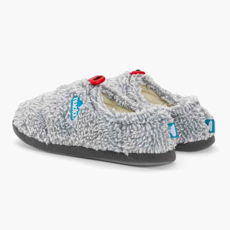 Nuvola Classic Cloud gyapjú szürke téli papucs 3